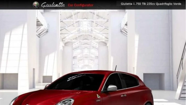 Alfa Romeo Giulietta: ecco il car configurator !