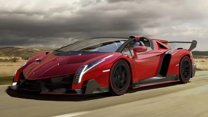 Lamborghini Veneno Roadster Monster Audio